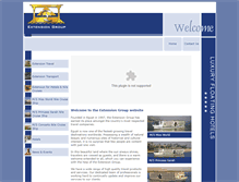 Tablet Screenshot of extensiontravel.com